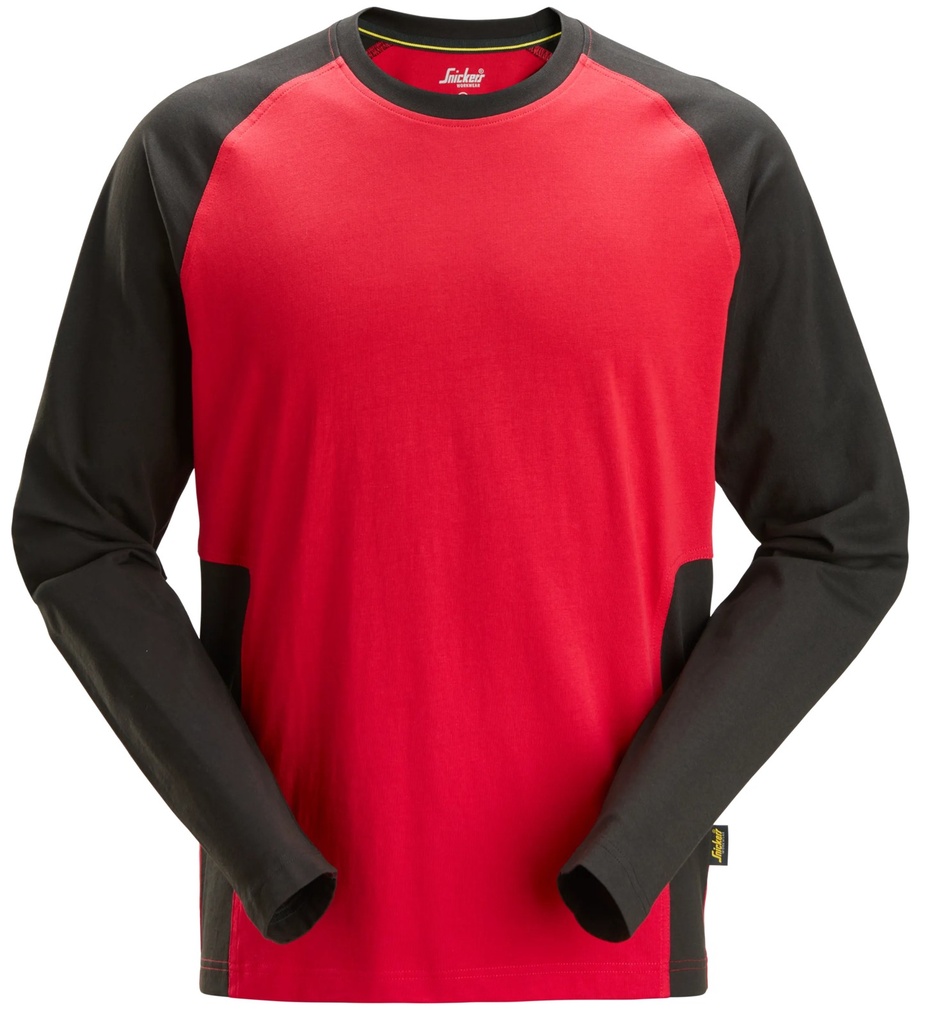 Snickers 2450- T-SHIRT BICOLOR LONG SLV