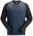 Snickers 2450- T-SHIRT BICOLOR LONG SLV
