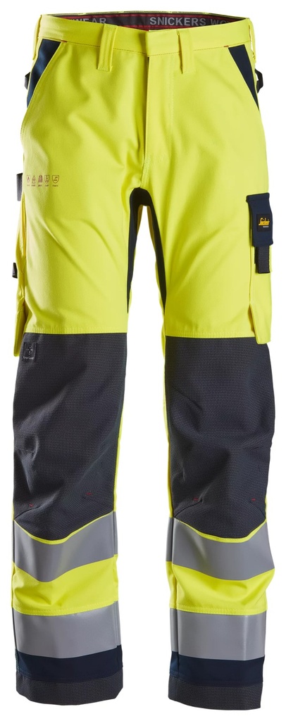 [63606695044] Snickers 6360 – ProtecWork, Pantalon de travail, haute visibilité, Classe 2 (44)