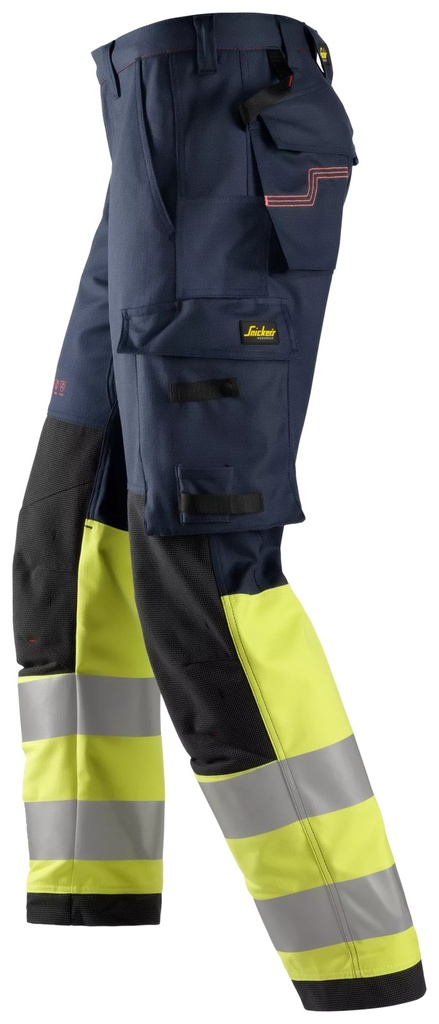 Snickers 6363 – ProtecWork, Pantalon, haute visibilité, Classe 1