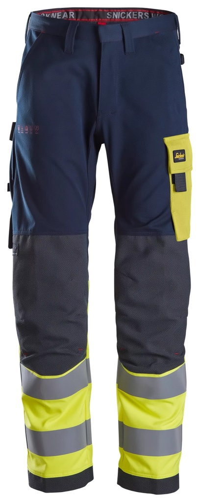 [63769566044] Snickers 6376 – ProtecWork, Pantalon de travail, haute visibilité, Classe 1 (44)