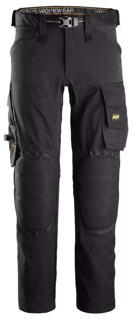 Snickers 6593 – AllroundWork, Pantalon en tissu extensible avec genouillères Capsulized™