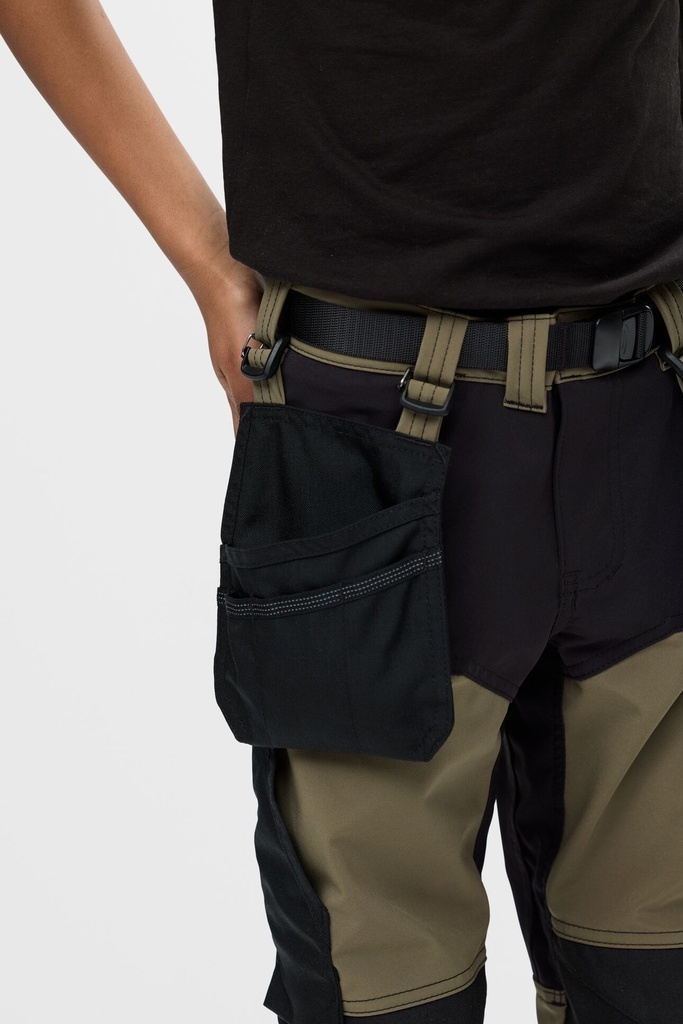 [75750404104] Snickers 7575 – AllroundWork, Pantalon Junior en tissu extensible 4 directions (104, 0404)