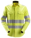 Snickers 8562 – ProtecWork, Chemise de soudeur manches longues haute visibilité, Classe 3
