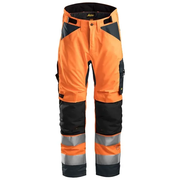 Snickers 6639 – Pantalon hiver haute visibilité, Classe 2