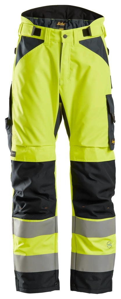 Snickers 6639 – Pantalon hiver haute visibilité, Classe 2