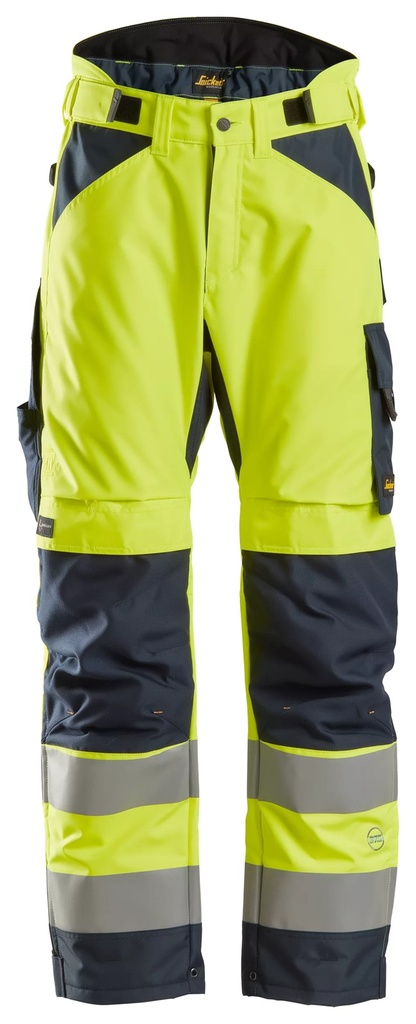 Snickers 6639 – Pantalon hiver haute visibilité, Classe 2