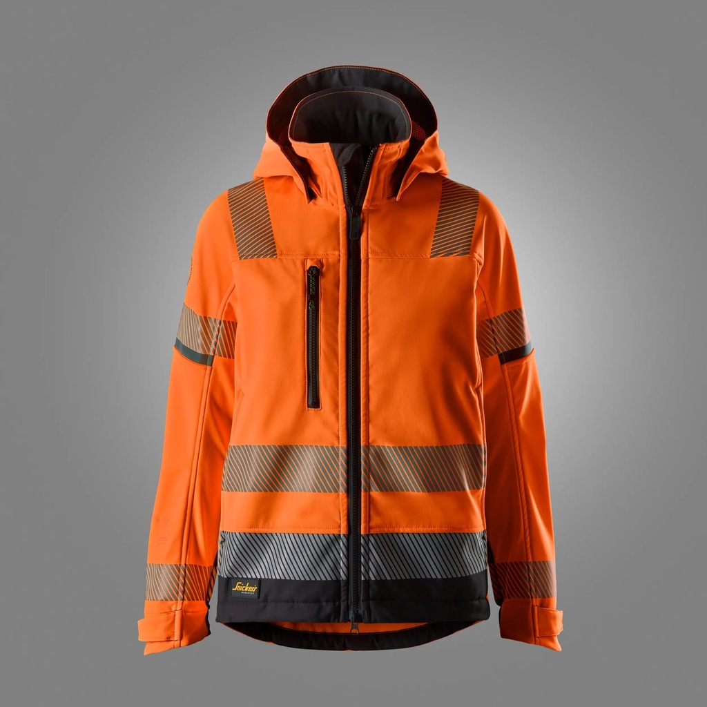 [12735504003] Snickers Workwear 1273 – HV Cl2/3 Femmes Softsh JK (5504, XS)