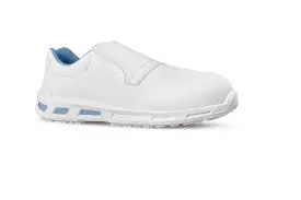 [Blanco -35] Blanco Mocassin de sécurité S2 SRC embout composite pour cuisine ou peintre (35)