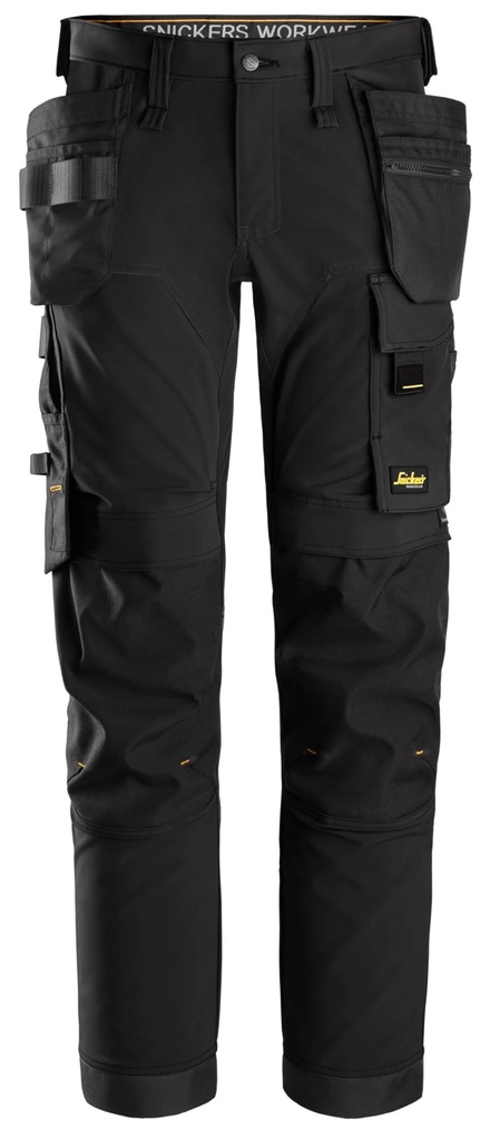 Snickers 6275 – AllroundWork, Pantalon en tissu extensible dans 4 directions avec poches holster