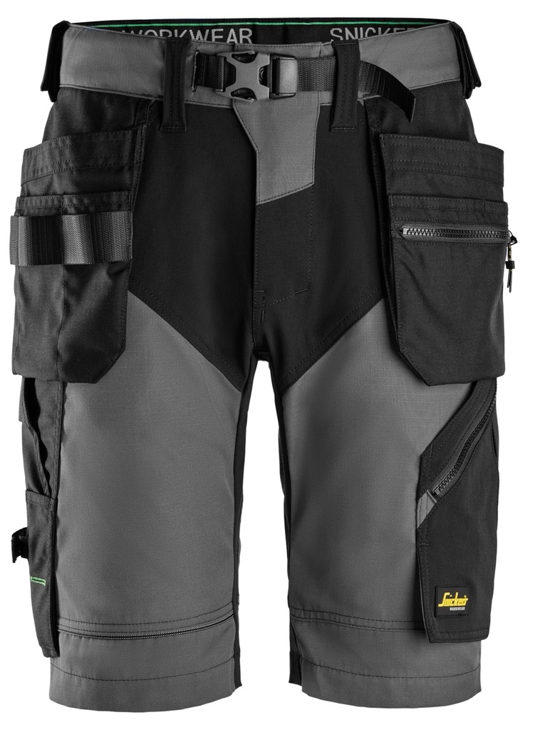 Snickers 6904 – FlexiWork, Short de travail avec poches holster