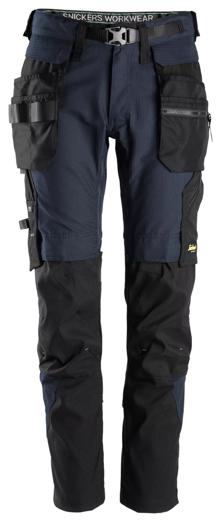 Snickers 6972 – FlexiWork, Pantalon de travail avec poches holster détachables