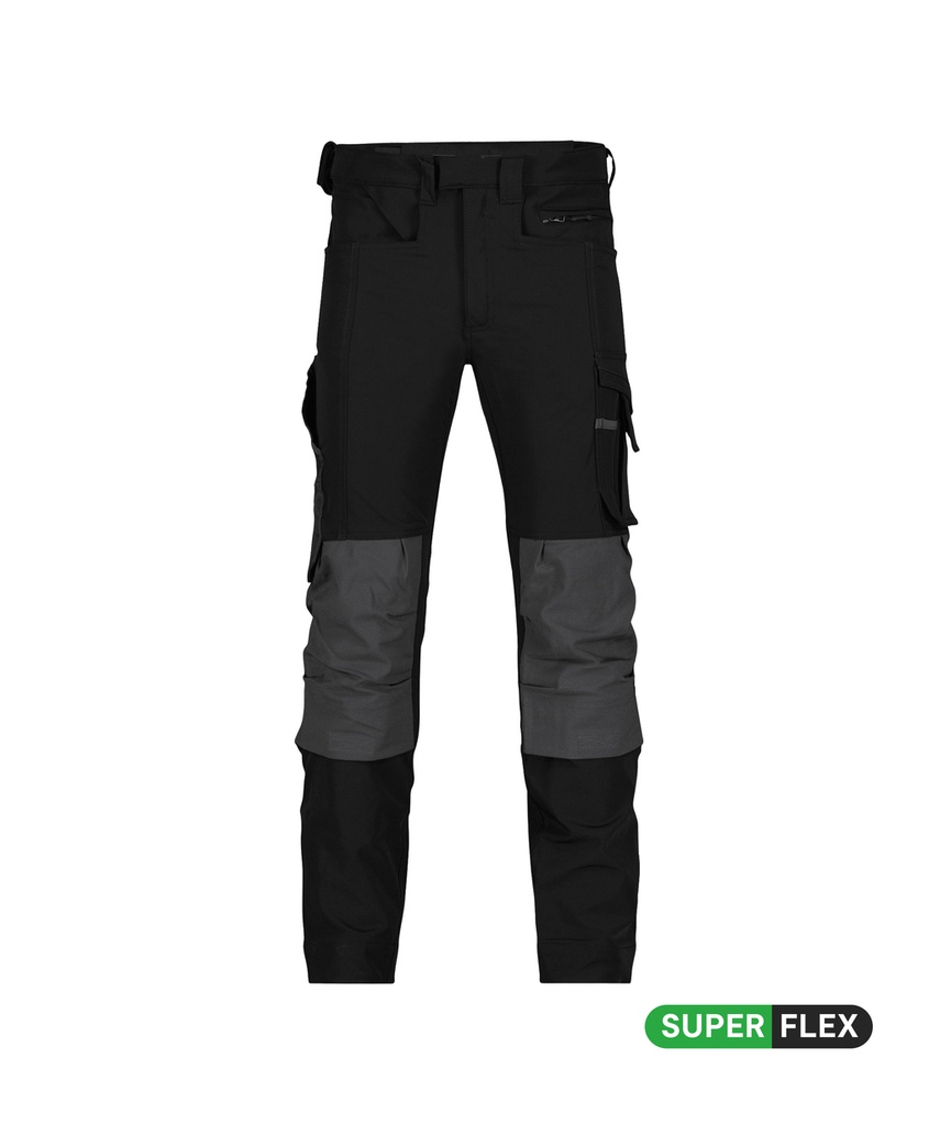 [2010385230B67440036] Dassy Impax - Pantalon Stretch poches genoux (36, Standard, 6744)