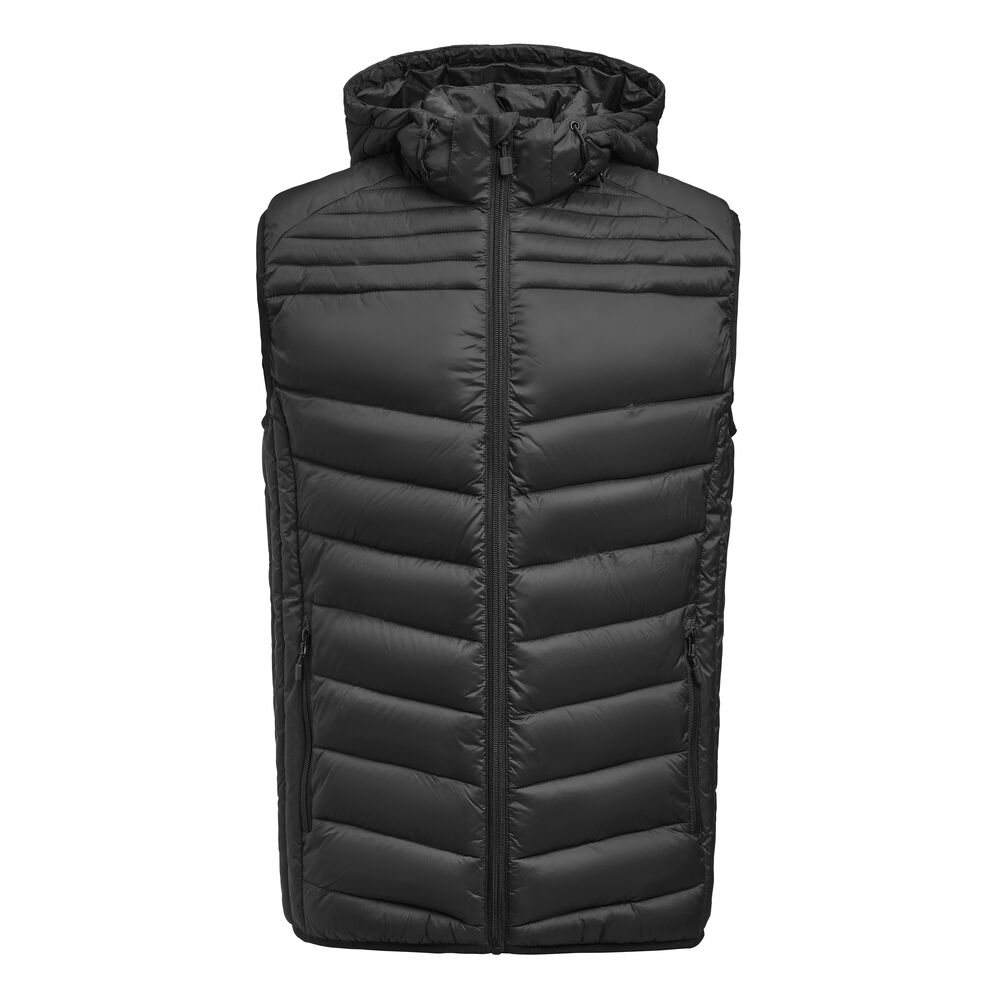 [2261081-900-4] Base - bodywarmer matelassé à capuche homme [2261081] (S, 900 - Noir)