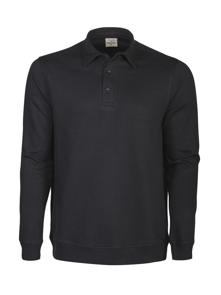 [2262040-900-3] Homerun - sweat col polo [2262040] (XS, 900 - Noir)