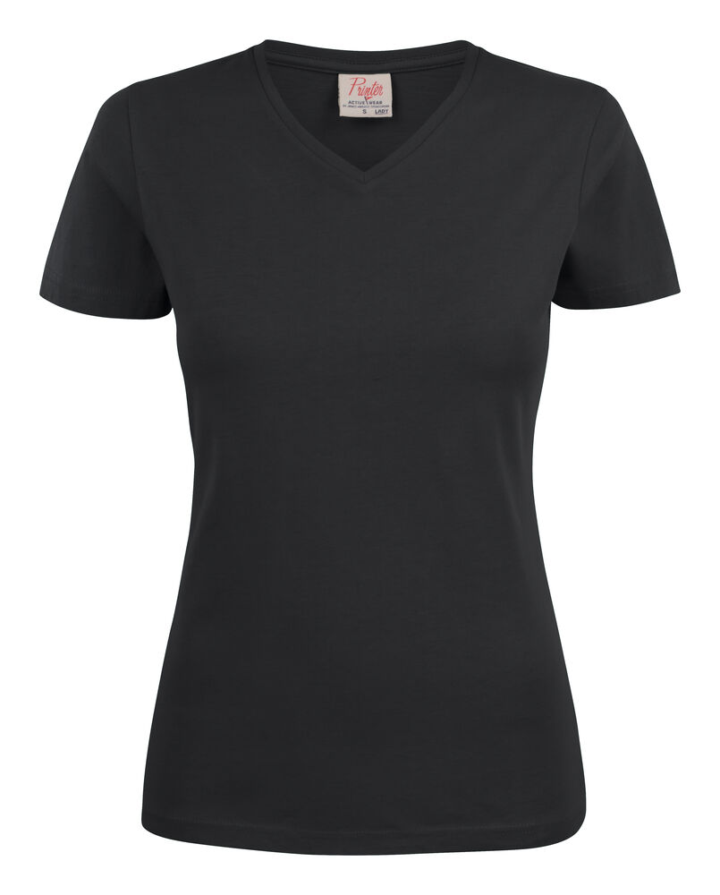 [2264025-900-3] Heavy V-Neck - t-shirt col V femme [2264025] (XS, 900 - Noir)