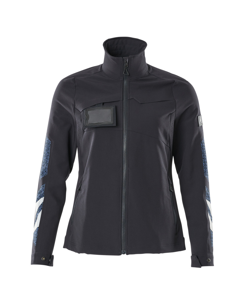 Mascot 18008 Veste de travail femme, stretch & déperlant (XS, 09 Noir)