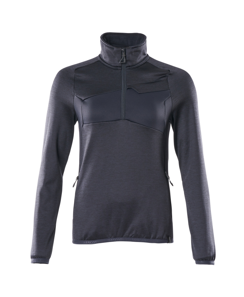 Mascot 18053 Polaire demi-zip (XS, 20209 - Rouge/ Noir)