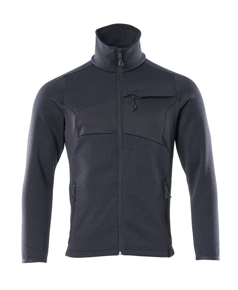 Mascot 18105 Veste tricot zippée (XS, 09 Noir)
