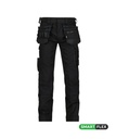 DASSY® Flux- Pantalon multipoches avec stretch et poches genoux [ 200975]