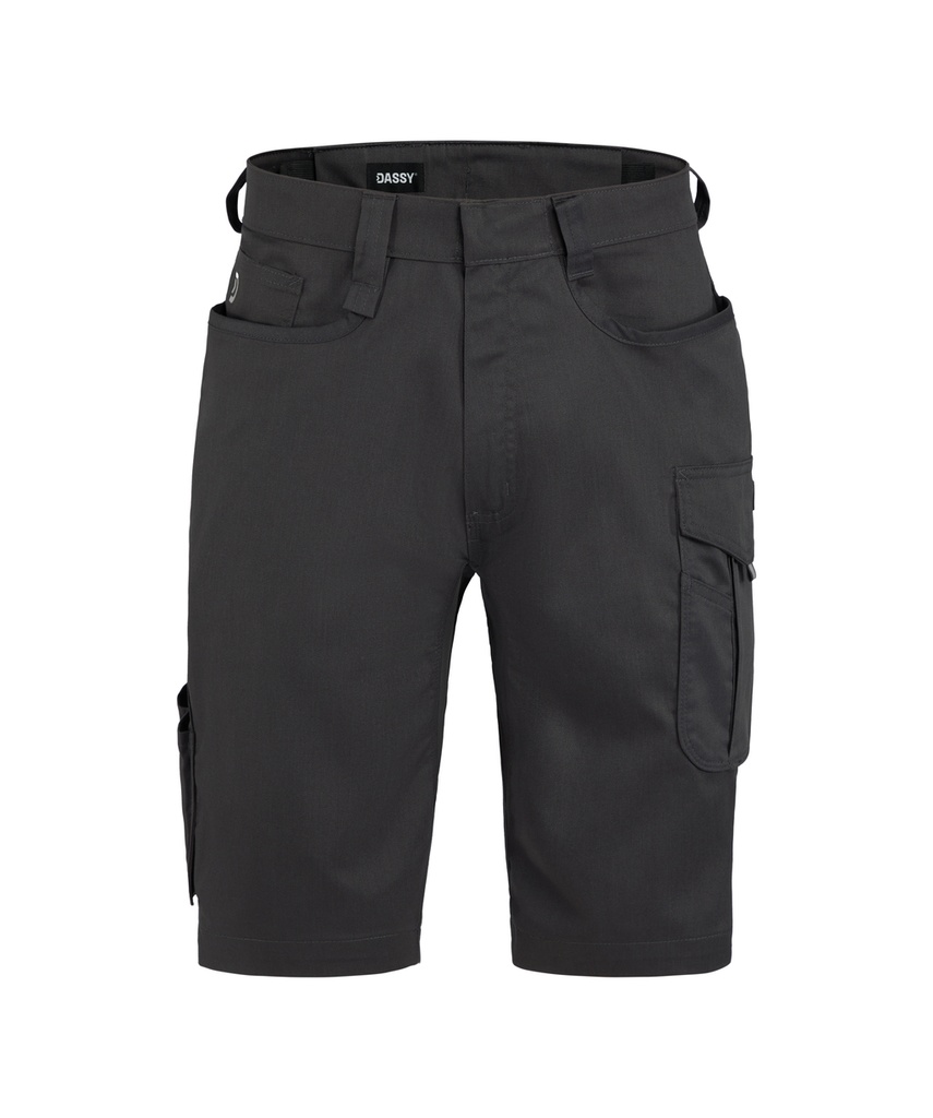 [2501282042B04830036] DASSY® Botta Flex- Bermuda de travail avec stretch [ 250128] (36, 0483 Noir)