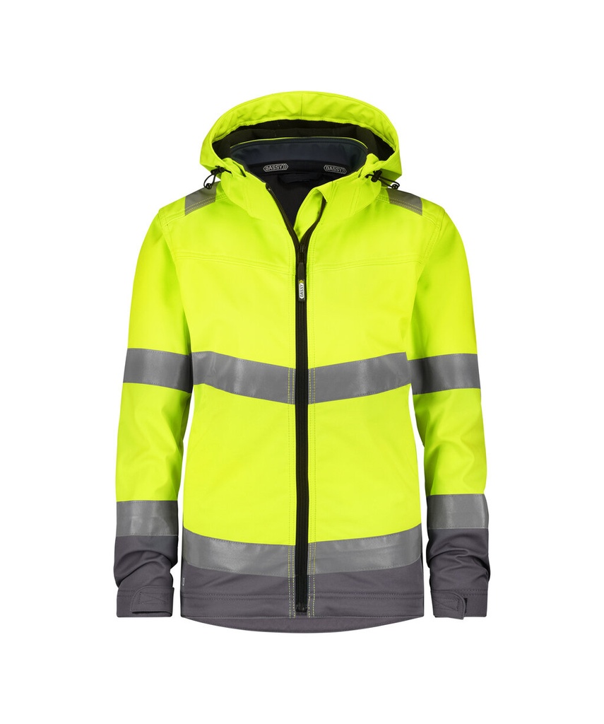 [3004664074B694100XS] DASSY® Malaga Women- Veste softshell H.V. pour femmes [ 300466] (XS, 6941)