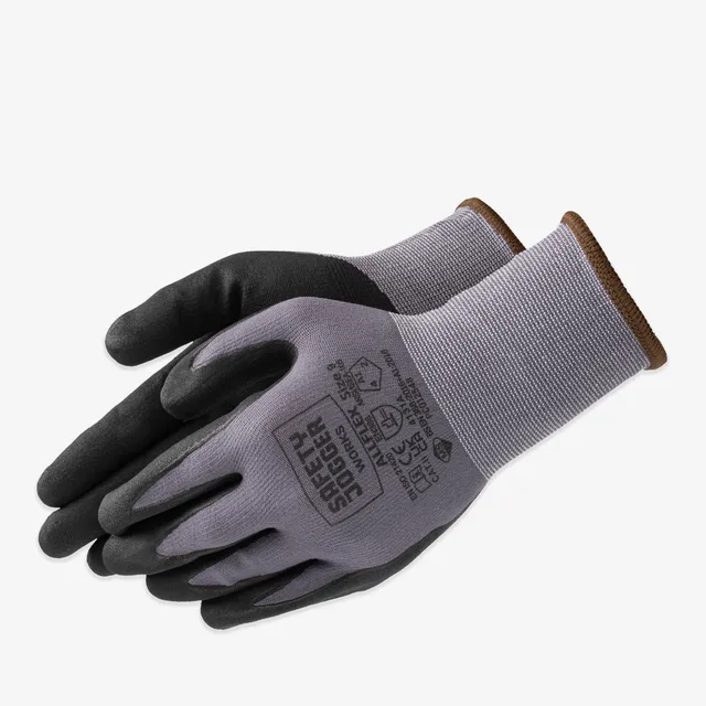Allflex12P: Gant de travail nylon enduit mousse nitrile (12 paires)