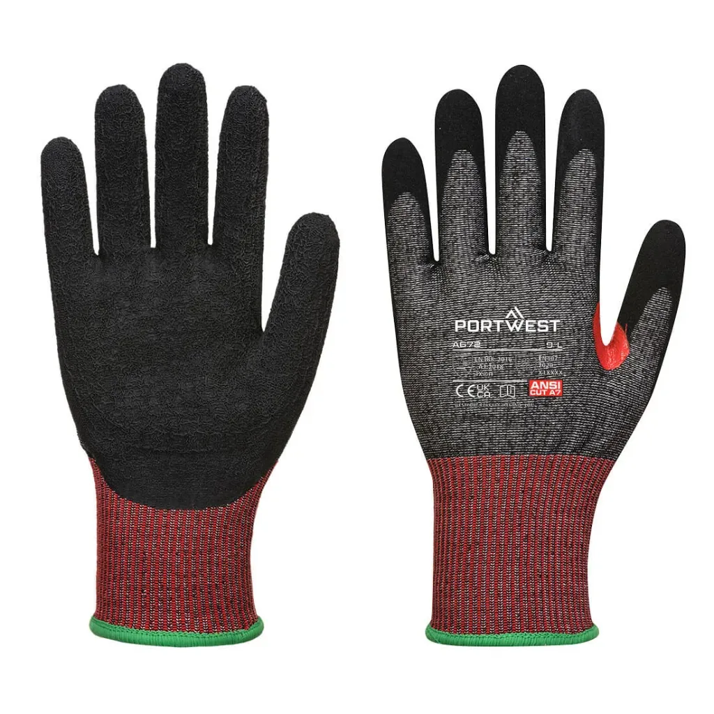 A672 - Gant CS anti coupure F Mousse Nitrile (XS)