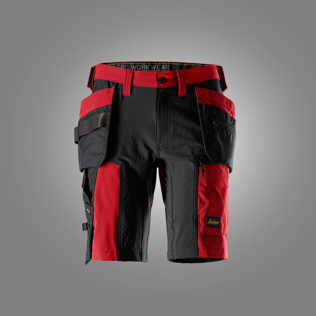 Snickers 6118 – AllroundWork, Short en tissu extensible avec poches holster