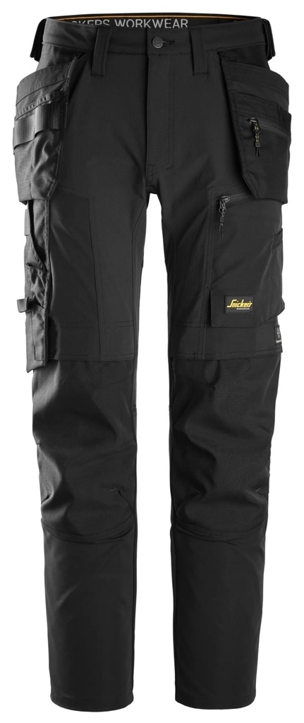 Snickers 6218 – AllroundWork, Pantalon en tissu extensible avec poches holster