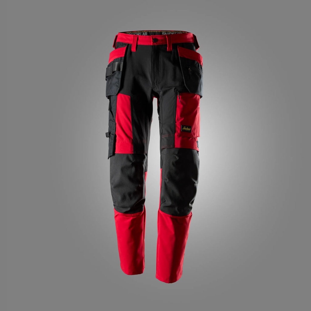 Snickers 6218 – AllroundWork, Pantalon en tissu extensible avec poches holster