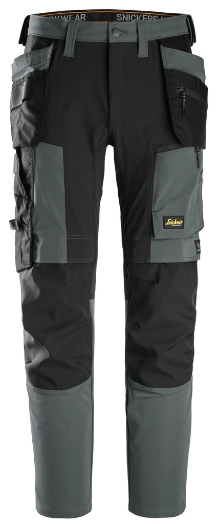 Snickers 6218 – AllroundWork, Pantalon en tissu extensible avec poches holster
