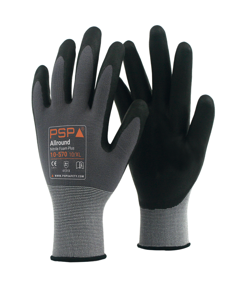 [10-570-06] 10-570 - Gant de travail polyvalent en mousse de nitrile (6)