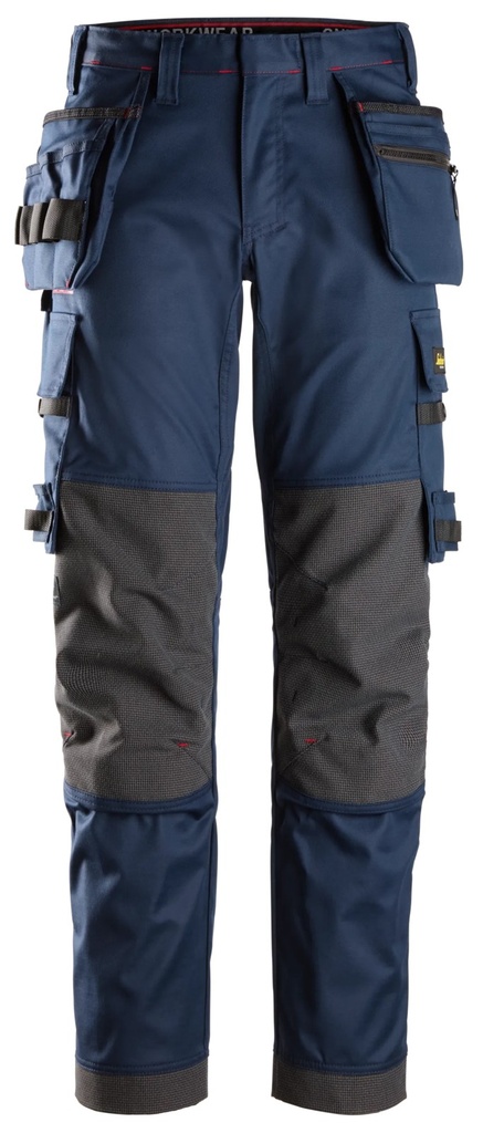 [62739500044] Snickers 6273 – ProtecWork, Pantalon de travail extensible avec poches holster (44, 44)