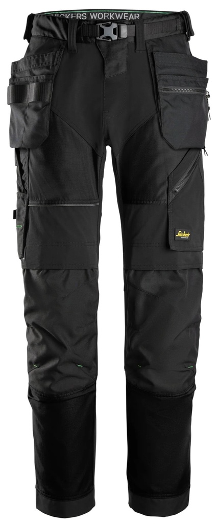 [69020404040] Snickers 6902 – FlexiWork, Pantalon+ de travail avec poches holster (0404, 40, 44)