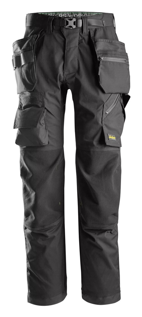 [69230404040] Snickers 6923 – FlexiWork, Pantalon+ pour poseur de sol avec poches holster (0404, 40, 44)