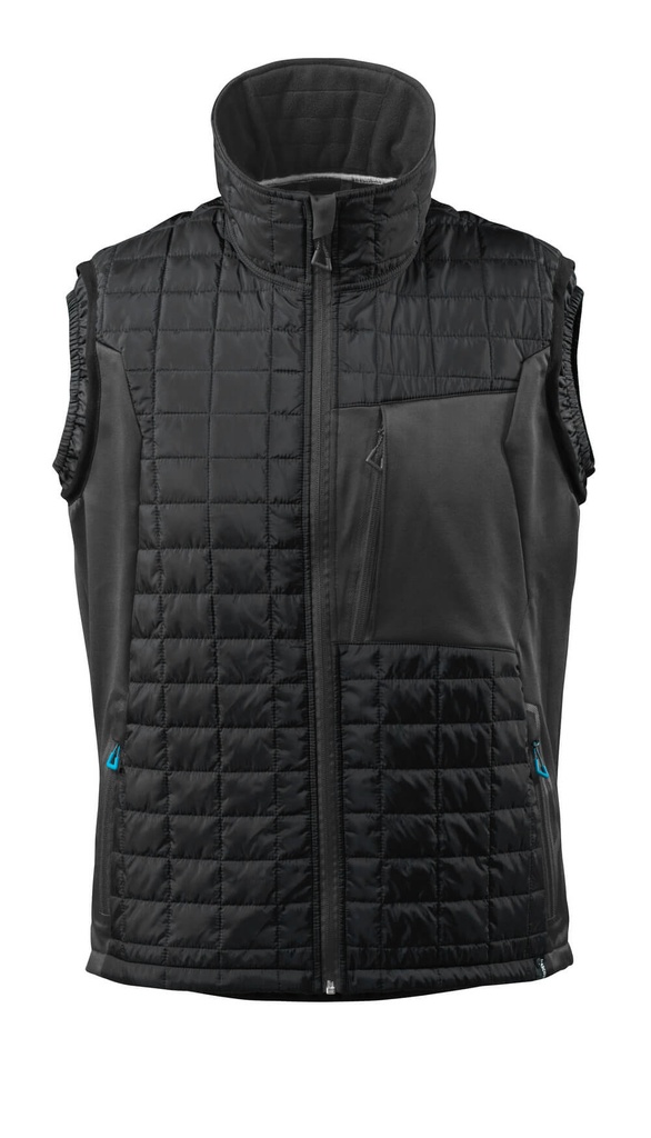[17165-318-0918-XS] Mascot 17165 Bodywarmer thermique stretch déperlant (0918- Noir/Anthracite foncé, XS)