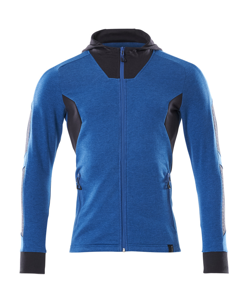 [18584-962-91010-XS] Mascot 18584 Sweat à capuche zippé (91010- Bleu olympien/Navy foncé, XS)