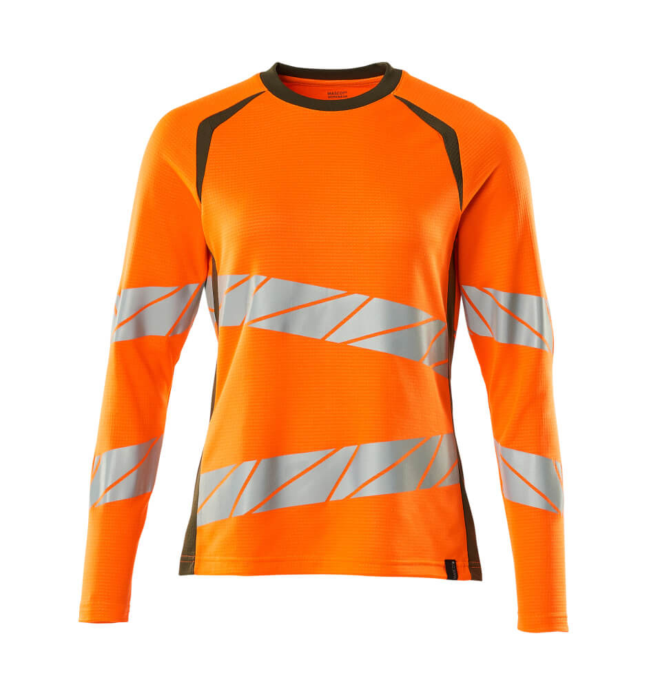 Mascot 19091 T-shirt manches longues stretch haute visibilité