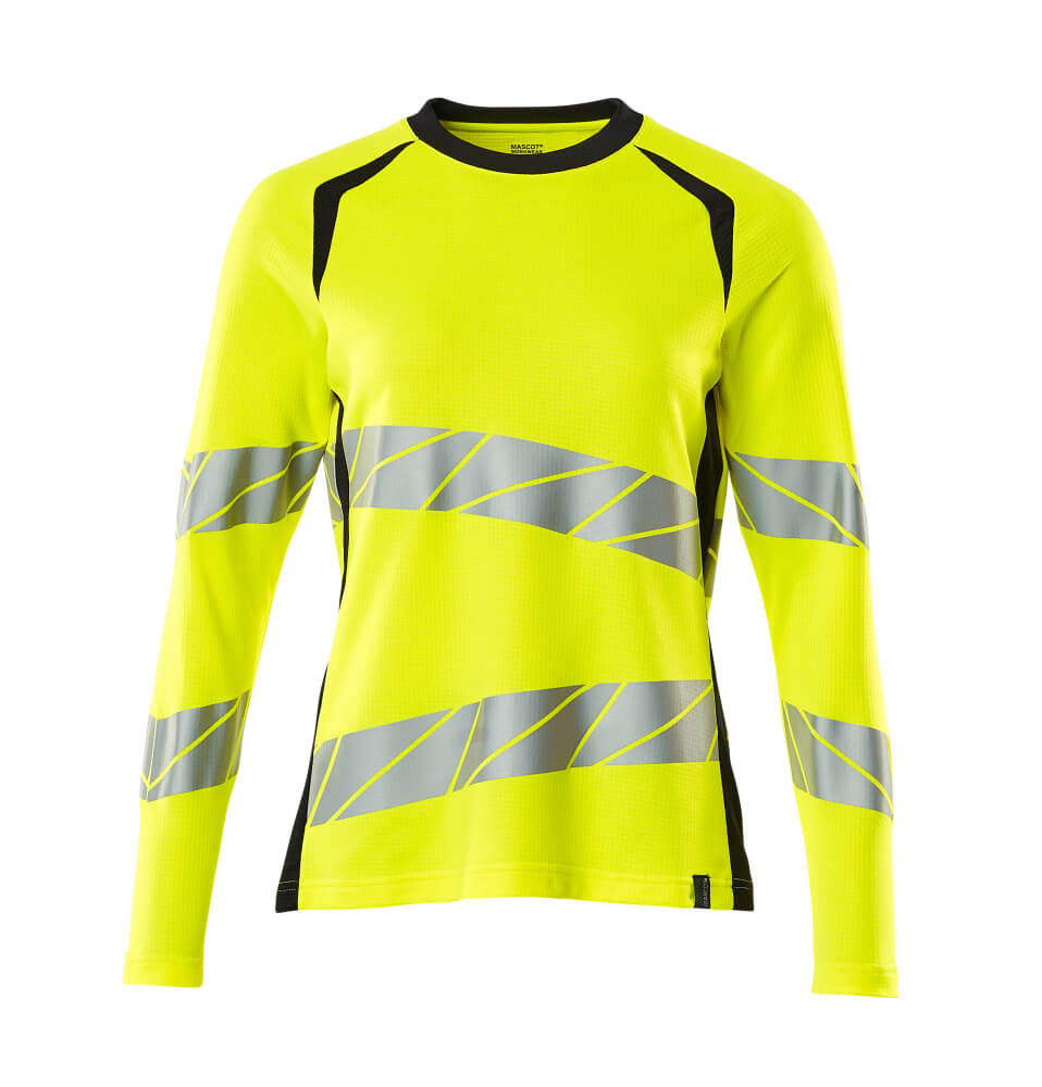 Mascot 19091 T-shirt manches longues stretch haute visibilité