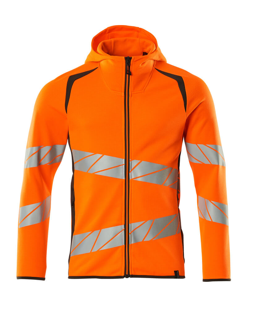 Mascot 19284 Sweat à capuche zippé stretch haute visibilité