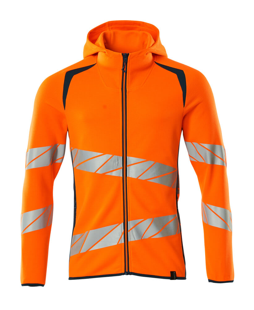 Mascot 19284 Sweat à capuche zippé stretch haute visibilité
