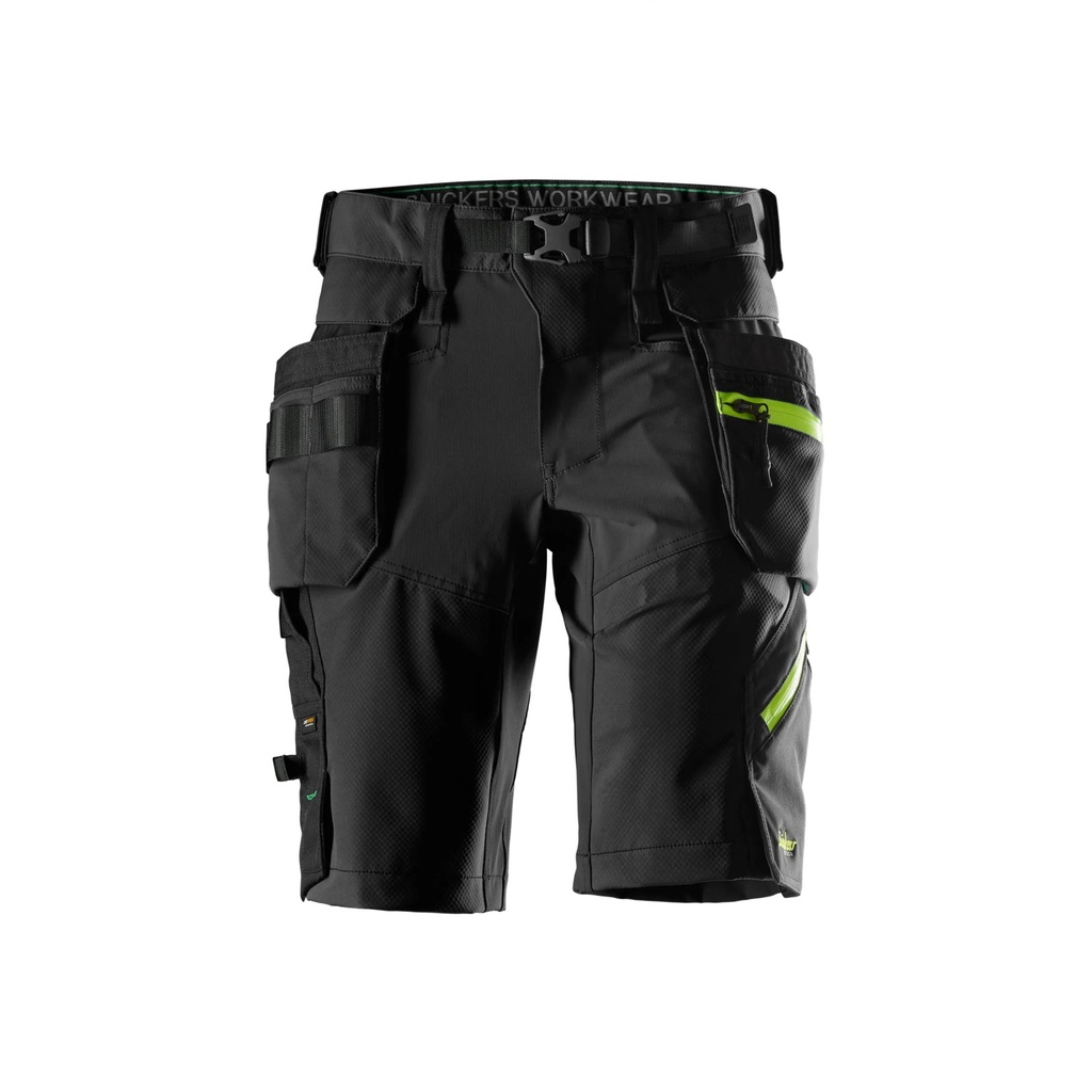 [61400467042] Snickers 6140 – FlexiWork, Short en tissu extensible softshell avec poches holster amovibles (0467, 42)
