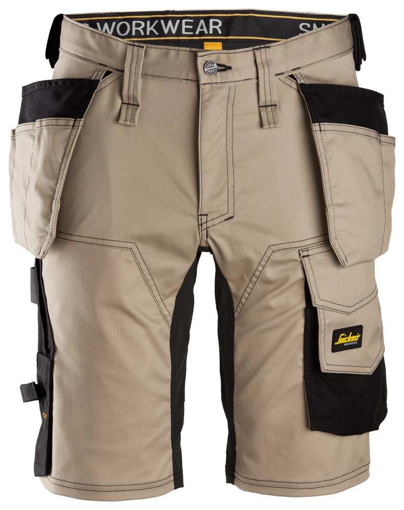 Snickers 6141 – AllroundWork, Short en Stretch avec poches holster