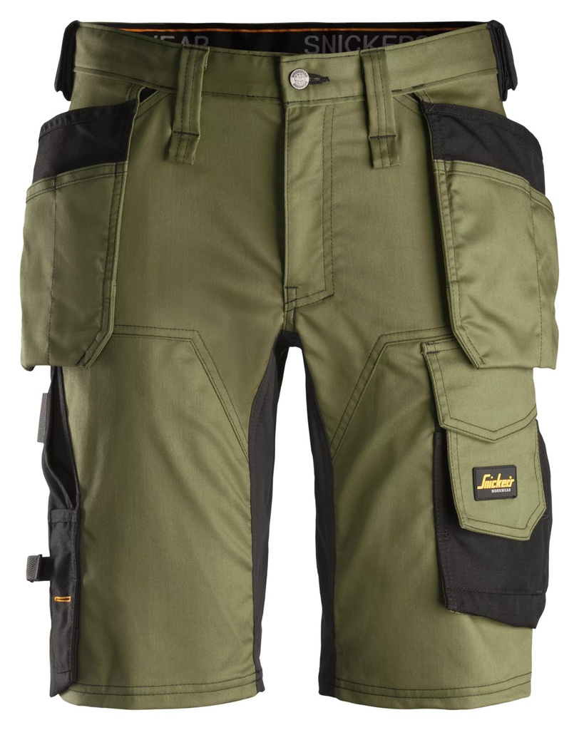 Snickers 6141 – AllroundWork, Short en Stretch avec poches holster