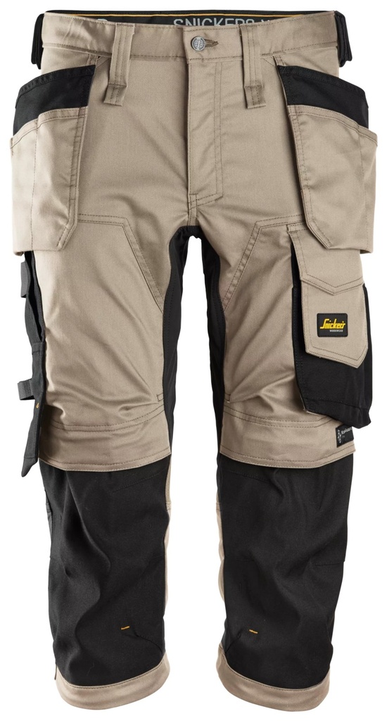 Snickers 6142 – AllroundWork, Pantacourt en Stretch avec poches holster