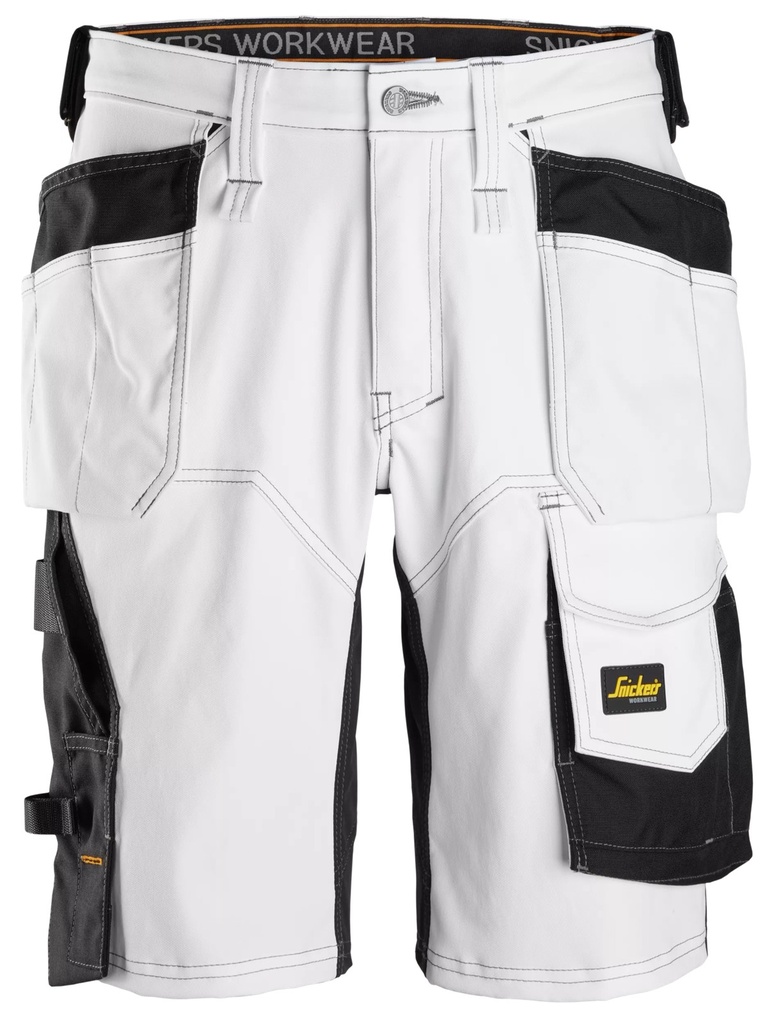Snickers 6151 – AllroundWork, Short en stretch avec poches holster, coupe large
