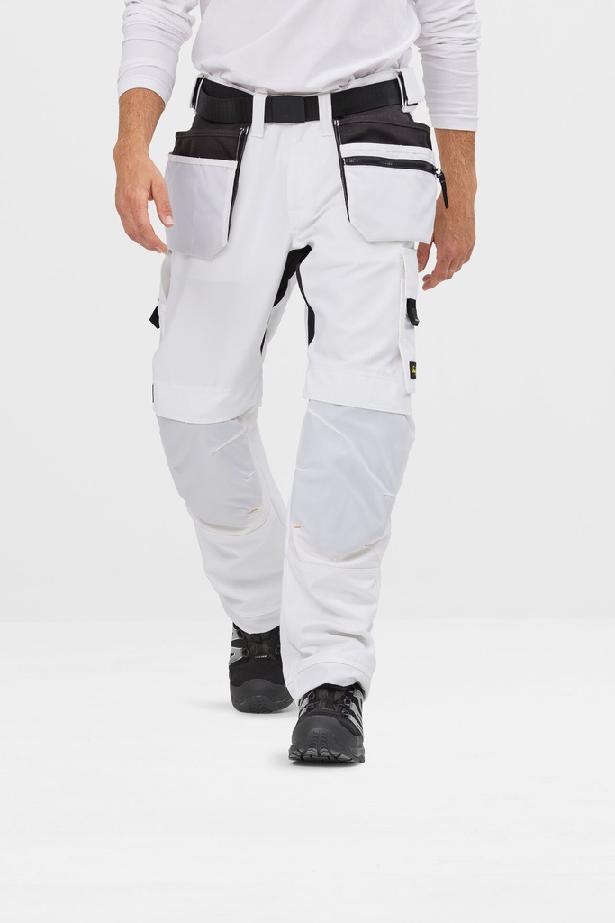 [62240404040] Snickers 6224 – AllroundWork, Pantalon de travail en tissu extensible, Canvas+ (0404, 40)