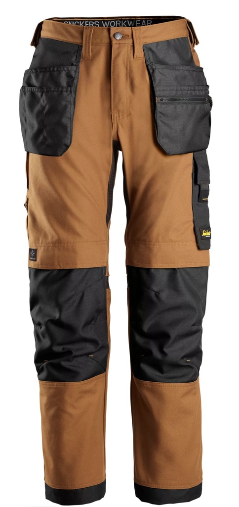 Snickers 6224 – AllroundWork, Pantalon de travail en tissu extensible, Canvas+