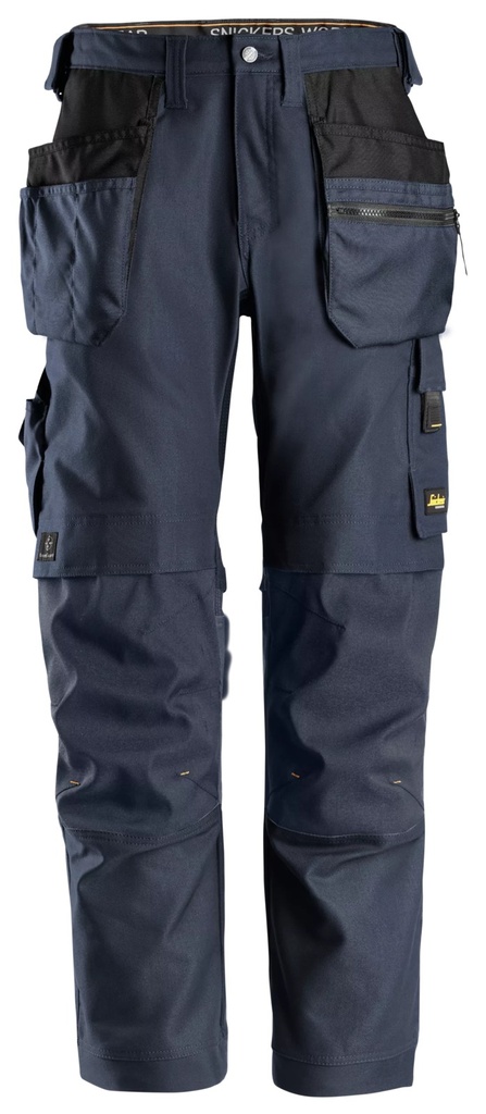 Snickers 6224 – AllroundWork, Pantalon de travail en tissu extensible, Canvas+